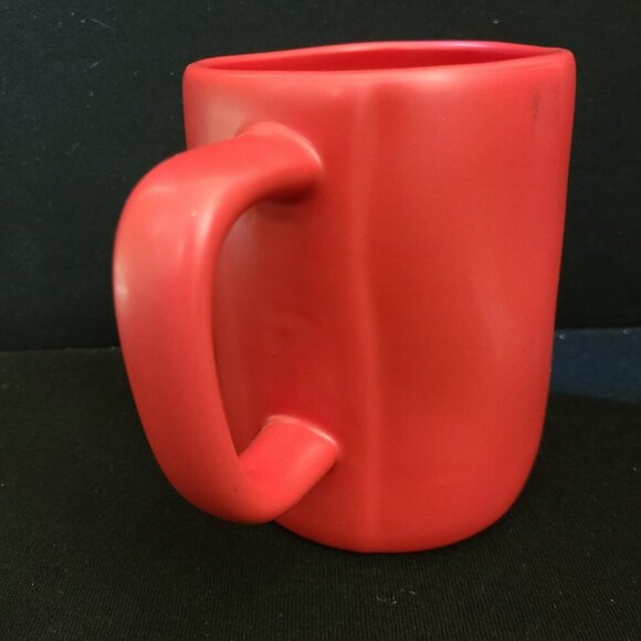 Rae Dunn PROUD AMERICAN Red Coffee Mug & ROLFS Leather US Flag Coin Purse - Picture 5 of 13